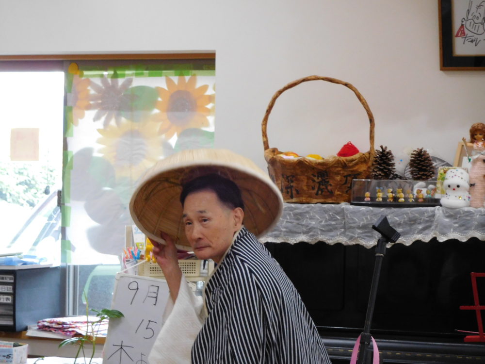 サムライ朝起太郎さんによる踊り